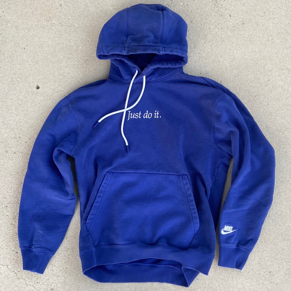 NIKE HEAVYWEIGHT HOODIE - BLUE